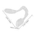 thumbnail image 2 of 2Pcs Silicone Nose Cushions for Eyewear Saddle Shape, 2 of 9