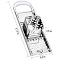 thumbnail image 4 of Spaetzle en Acier Inoxydable pour Nouilles et Raviolis, Outil de Raviolis Allemand avec Poignée en Caoutchouc Confortable et Poussoir de Sécurité, 4 of 5