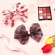 thumbnail image 2 of Rollo de tela de tul de 7,8" x 9,8 yardas (29,5 pies) con decoración de fresas brillantes, tela de red de organza negra con purpurina, 2 of 6