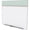 Silver, variant on Ghent's Vinyl 5' x 10' Bulletin & Mag. Whiteboard A-Set in Silver