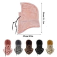 thumbnail image 3 of PEIXUN Hood Ski Winter for Cold Weather Windproof Adjustable Warm Hood Cover Hat Cap Scarf, 3 of 4