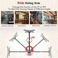 thumbnail image 3 of 26-55" Adjustable Wall Mount Bracket Rotatable TV Stand, 3 of 7