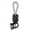 Black Gray rope, variant on Genuine Leather Key Holder Cowhides Braided Rope Key Chain Pendant Bag Accessory Everyday Use Keychain Accessories