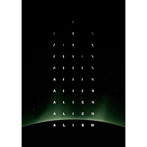 Alien 1979 Movie Poster 24x36 Inches Sigourney Weaver Walmart Com Walmart Com