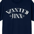 thumbnail image 2 of League of Legends Arcane 'Wanted Jinx' Adult Navy Crew Neck Short Sleeve T-Shirt-XXL, 2 of 3