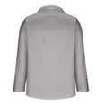 thumbnail image 4 of DDAPJ pyju Blazers for Women Suit Jackets Dressy 3/4 Sleeve Blazer Open Front Lapel Office Jacket Business Casual Outfits for Work Gray S, 4 of 5