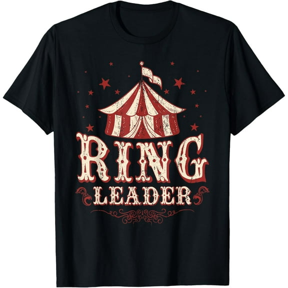 t-shirt Ringleader Shirt - Vintage Circus Themed Birthday Party T-Shirt.