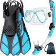 thumbnail image 1 of Equipo de Snorkel Zenoplige con Máscara, Aletas y Tubo para Adultos, 1 of 7