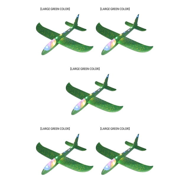 stanreset Aircraft Model Workmanship Compact Size Sweet Gift Toy Airplane Gliding Plane Shockproof Wear-resistance Kid Aircrafts Type 3 5Set