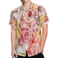 thumbnail image 4 of High Quality Hawaiian Shirts for Men Short Sleeve Aloha Beach Shirt Floral Summer Casual Button Down Shirts Blouses WFO3SQ, 4 of 7