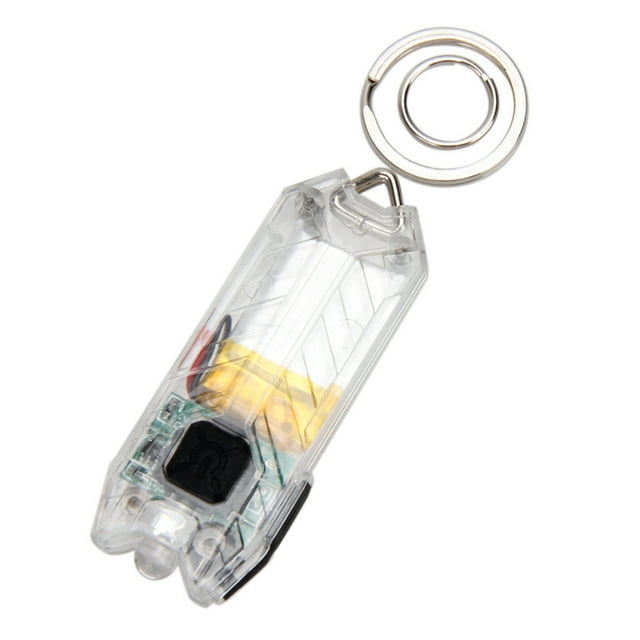 Toystoory Llavero antorcha 45LM portátil LED recargable Mini linterna ligera Super brillante luces pequeñas iluminación caminar Iluminación y accesorios