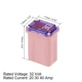 thumbnail image 2 of Uxcell 32V 20A 30A 40A Female Terminal Mini Cartridge Fuse Set 6 Pack, 2 of 3