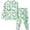 1Light Green, variant on REDARER Crew Neck Long Sleeve 2 Piece Kids Pajama Set Classic Cartoon Ghost Print Soft Comfort Sleep Loungewear for Halloween Trick or Treat Fall Daily Home Casual Outfit,6Y