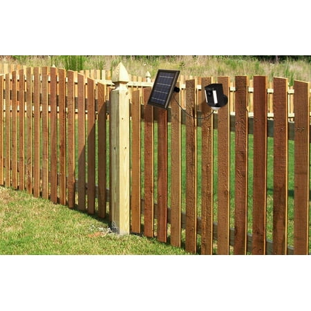 Wasserstein - Solar Panel for Ring Spotlight Camera Battery and Ring Stick Up Camera Battery - Black