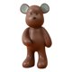 thumbnail image 1 of Estatuil de oso Decoración para el hogar Estatua animal moderna Artesanía Marrón de pie Zulema Estatuilla de escritorio, 1 of 8