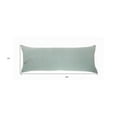 thumbnail image 3 of 14" X 36" Blue Mint And Silver Polyester Geometric Zippered Pillow, 3 of 6