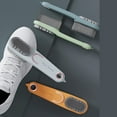 thumbnail image 2 of Wosthever Cepillo para zapatos para el hogar: las cerdas de doble cara tienen un fuerte poder de limpieza Cepillo para zapatos de piel de Suministros de limpieza para el hogar verde, 2 of 6