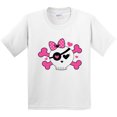 thumbnail image 3 of Inktastic Girl Pirate Skull Valentine Youth T-Shirt, 3 of 5