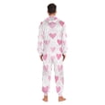 thumbnail image 4 of FORMRS Onesies Pajama for Adults Unisex Hoodie Winter Jumpsuit One Piece Sleepwear, Sizes S-2XL, Geometric Love, 4 of 7