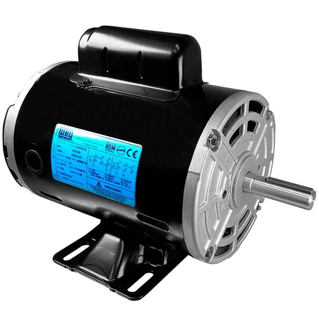 Motor Eléctrico Bifásico Weg De 1/2 Hp En Baja 110/220V