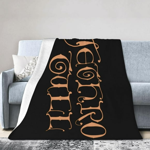 Jethro Couverture Musicale en Flanelle Douce et Confortable Couverture de Lit Canapé Camping