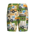 thumbnail image 5 of Easygdp Construction Machinery1 Men's Short Pajama Pants, Sleep Shorts, Household Pants, Casual Pants with Pockets - Small, 5 of 9