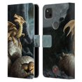thumbnail image 1 of Head Case Designs Officially Licensed Anne Stokes Dragons Golden Treasures Leather Book Wallet Case Cover Compatible with Google Pixel 4a, 1 of 6