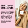 thumbnail image 6 of Vibriance Dream Sleep Body Cream, 4 fl oz - Fluffy Full Moisturizer for Dry Skin, Relaxation and Rejuvenation with Therapeutic Ingredients, Soothing Vanilla Aromatics, 6 of 6
