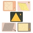 thumbnail image 4 of Juego de Tangrams de madera de 5 piezas, juguetes Montessori para niños, regalos para niños, rompecabezas de , juguete para niños y niñas en edad, 4 of 9