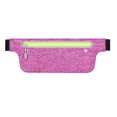 thumbnail image 1 of Riñonera ultradelgada para correr Hukapapa, bolsa liviana, resistente al agua, para entrenamientos, actividades de viaje, camuflaje morado, 1 of 5