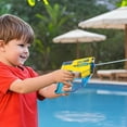 thumbnail image 5 of Dual Mode Electric Manual Water Blaster Twin Guns Set with Large Tank Continuous Spray Outdoor Water Battle Toy for Summer Pool Games, 5 of 6