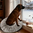 thumbnail image 4 of Lit pour Animaux Orthopédique Doux Coussin de Sommeil d'Hiver Chaud et Confortable avec Design Réversible en Poils Longs pour Chat et Chien d'Intérieur, 4 of 5