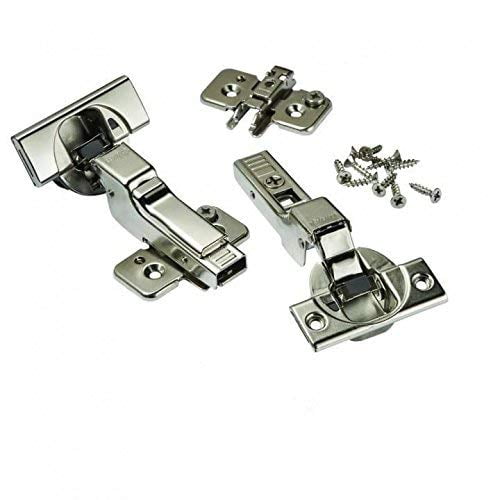 Kit de bisagras Blum Clip Top de cierre suave para montaje embutido completo, par