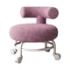 thumbnail image 1 of Taburete bajo con ruedas Asiento bajo con ruedas Asiento giratorio Silla móvil para Violeta, 1 of 9