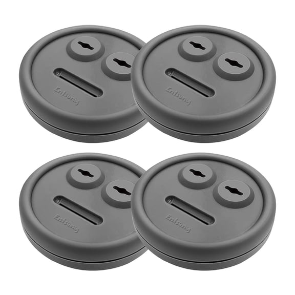 YAOAWE 4-Pack Thermometer and Probe Grommet for Grill, Compatible with Weber 85037 Smokey Mountain Cookers, and Other Grills DIY Sensor Port