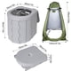 thumbnail image 2 of Cubeta Inodoro portátil para acampar Práctico inodoro plegable montado en el automóvil con carpa para viajes Adultos Niños y ancianos Orinal portátil A prueba de olores y antideslizante, 2 of 8