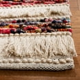 thumbnail image 2 of SAFAVIEH Natura Wilson Southwestern Striped Area Rug, Ivory/Red, 4' x 6', 2 of 5