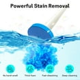 thumbnail image 3 of Toilet Bowl Brush，Disposable Toilet Brush with Refill Heads, Wall-Mounted Cleaning System, Storage Caddy, and 24 Scrubbing Pads, 3 of 9