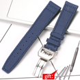 thumbnail image 3 of Accesorios para relojes Correa de lona para reloj IWC PILOT Portugal Portugieser IW3777 Correa de tela para reloj 20 21 22 mm Correa de piel de nailon, 3 of 5