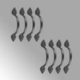 thumbnail image 2 of Door or Drawer Pull Wrought Iron Heart 6 7/8" Pack of 8 | Renovator's Supply, 2 of 2