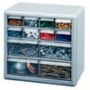 Stack-On 12-Drawer Storage Cabinet, Silver Gray