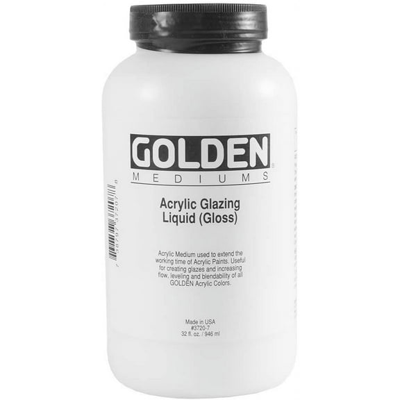 Golden 32oz Acrylic Glaze Liquid, Gloss Medium