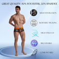 thumbnail image 3 of JOCKMAIL Men's Boxer Briefs Mens Underwear Boxer Briefs with Men's Boxer Shorts Camouflage Underwear, 3 of 8