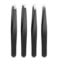 thumbnail image 1 of Set de pinzas YilulvDeng de 4 piezas de acero inoxidable negro, 1 of 7