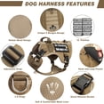thumbnail image 4 of Arnés para perros WINSEE Service Dog in Training con 10 parches, 4 of 7