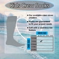 thumbnail image 7 of Yacht & Smith 60 Pairs Wholesale Kids Crew Socks, Childrens Cotton Casual Crew Socks Size 6-8, 7 of 7