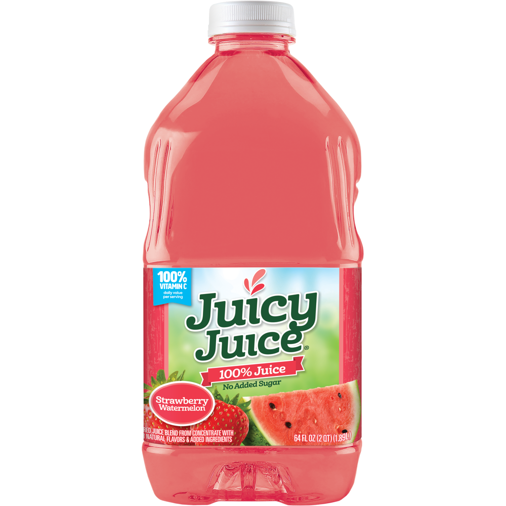 Juicy Juice 100 Juice Strawberry Watermelon, 64 oz