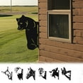 thumbnail image 3 of Insert Graphique Silhouette Girafe Tortue Chien Ours Décoration, 3 of 3