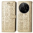 thumbnail image 2 of Funda Cartera FOXDOCK para TCL 60 NxtPaper 4G , Flip PU con Relieve de Gatos y Perros, Tarjetero y Soporte, 2 of 6