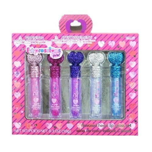 Heart Capped Glitter Lip Gloss Totally Tween by My Princess Academy